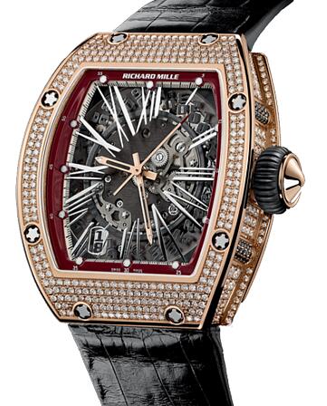 Replica Richard Mille RM 023 Full Set Rose Gold With diamond Watch